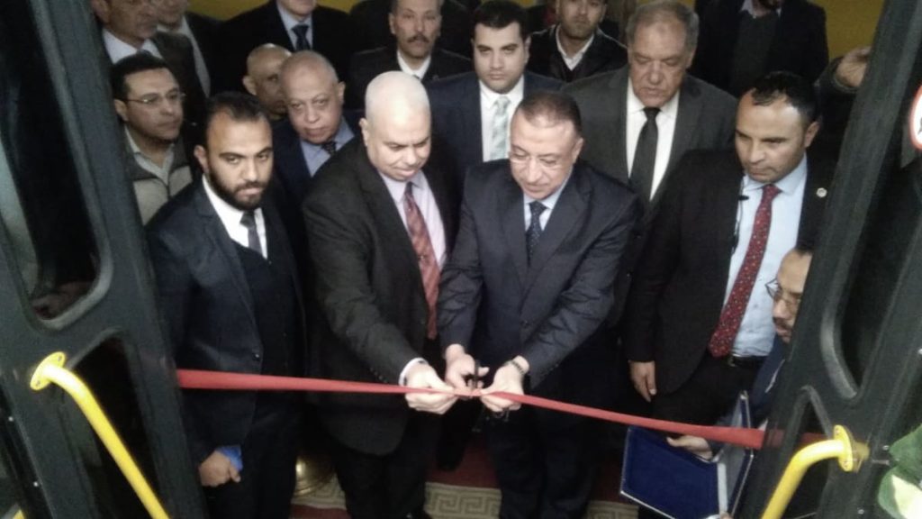 74140 المحافظ يفتتح عربات الترام الجديدة